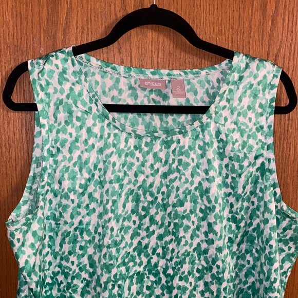 NWOT Chico’s Watercolor Blouse - Picture 2 of 5